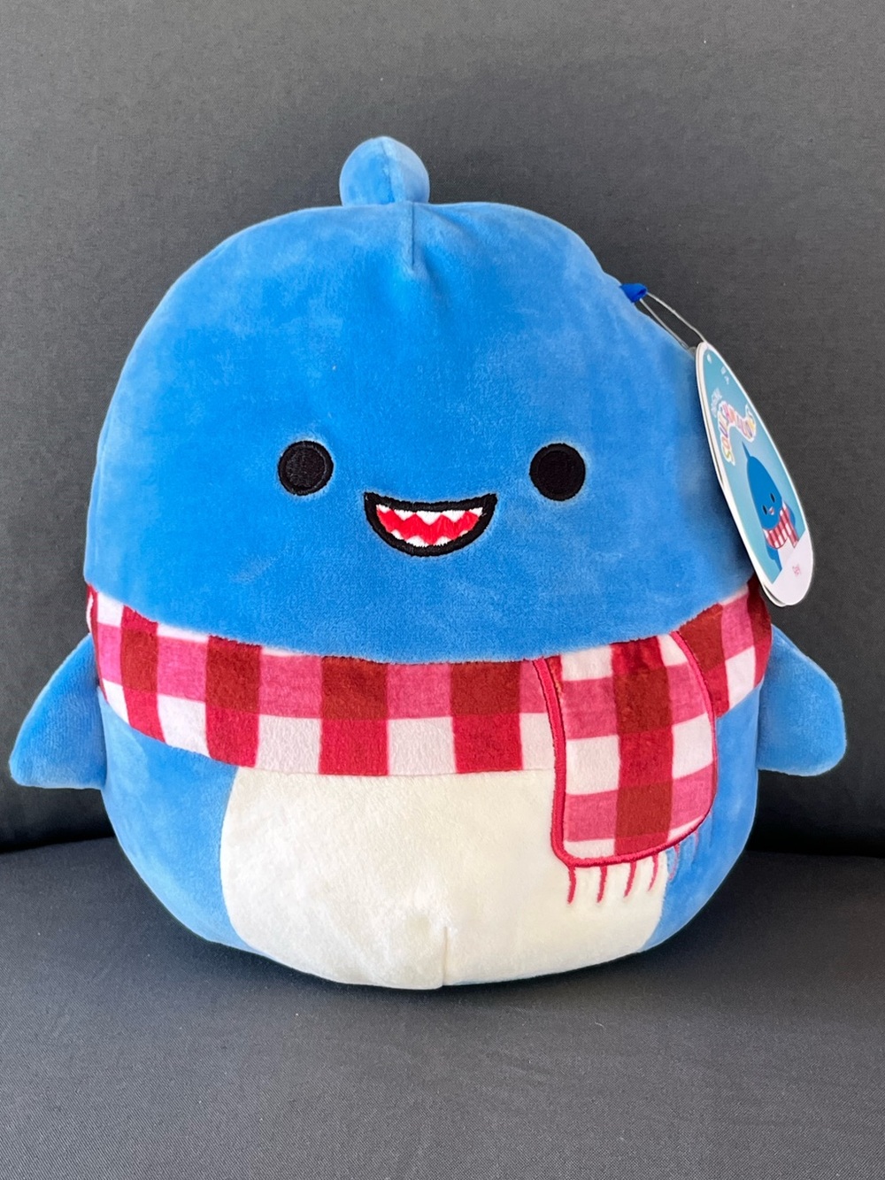 Squishmallows Rey the Shark 10” Blue Plush NWT Stuffed Animal